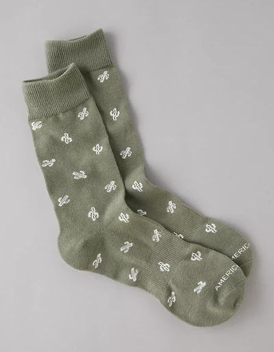 AE Printed Classic Crew Socks