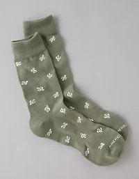 AE Printed Classic Crew Socks