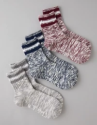 Lot de trois paires de chaussettes de camp AE