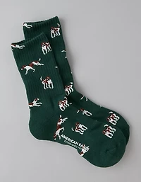 AE Graphic Terry Crew Socks