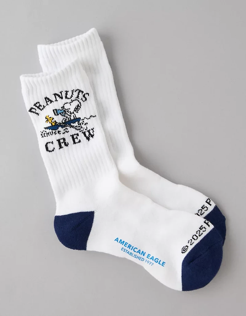 Mi-chaussettes en tissu éponge Snoopy AE