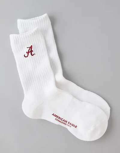 AE Alabama Crimson Tide Crew Socks