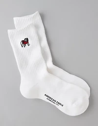 AE Georgia Bulldogs Crew Socks