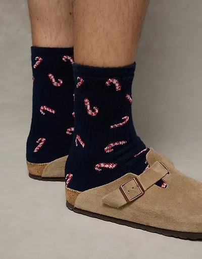 Lot de trois paires de mi-chaussettes en tissu éponge AE