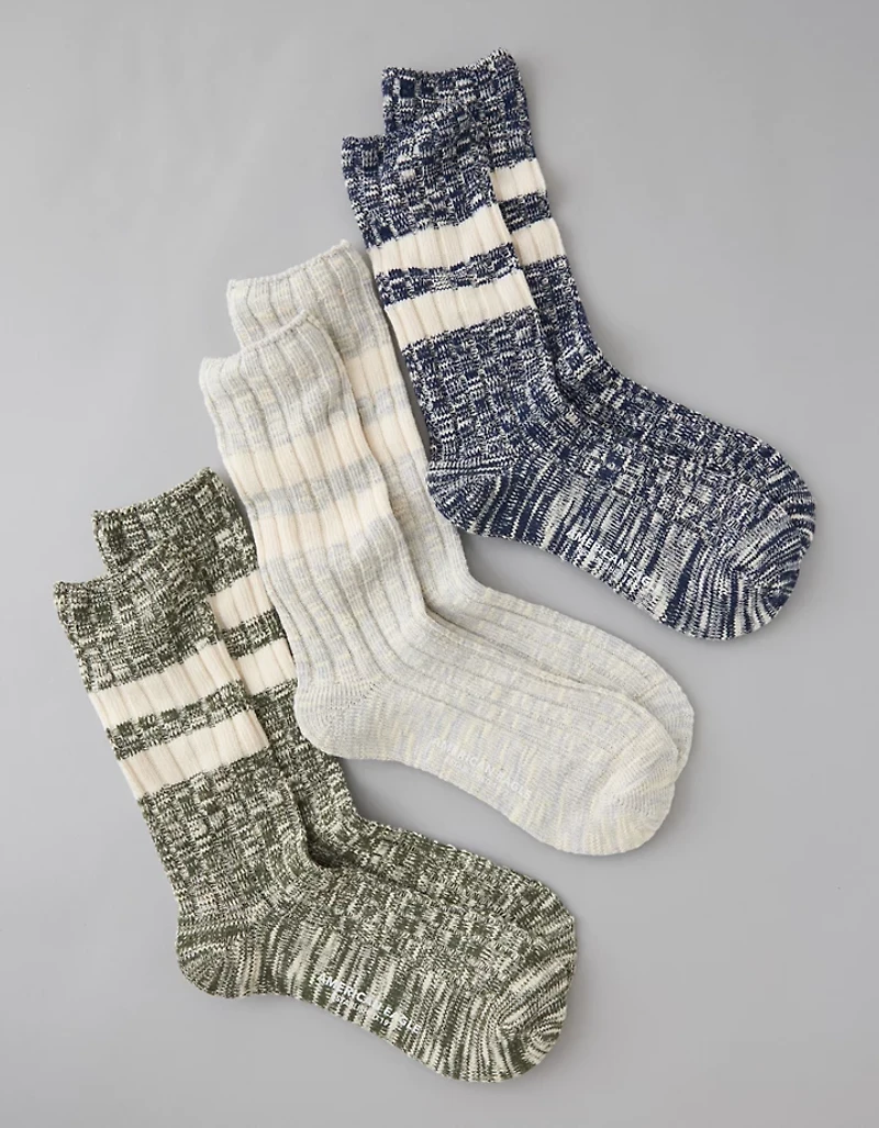 Lot de trois paires de chaussettes pour bottes AE