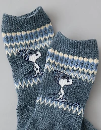 AE Snoopy Crew Socks