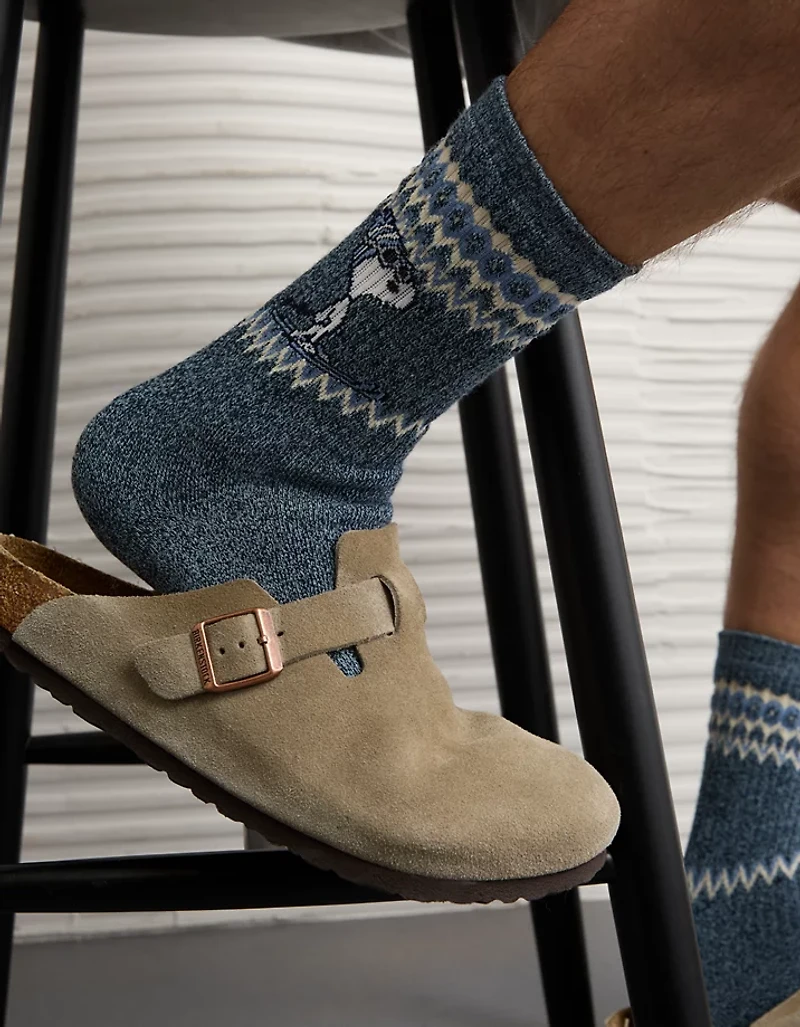AE Snoopy Crew Socks