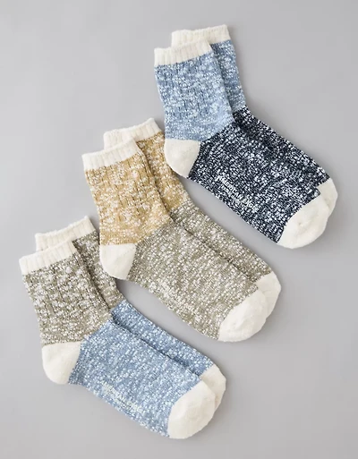 AE Marled Camp Crew Socks 3-Pack