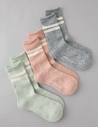 AE Striped Crew Socks 3-Pack