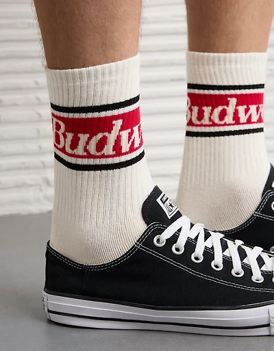 AE Budweiser Crew Socks