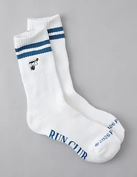AE Snoopy Run Club Crew Socks