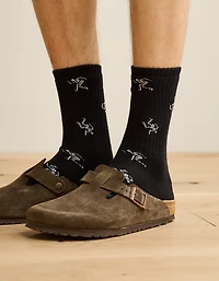 AE Graphic Crew Socks
