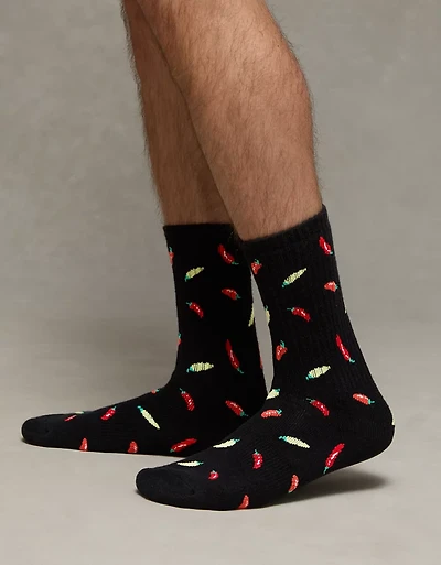 AE Graphic Crew Socks