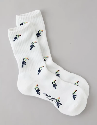 Mi-chaussettes avec graphique AE