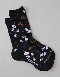 AE Snoopy Halloween Crew Socks