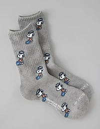 AE Snoopy Graphic Crew Socks