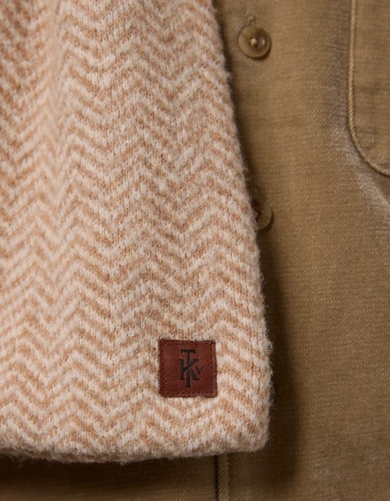 AE x Tru Kolors Knit Herringbone Scarf