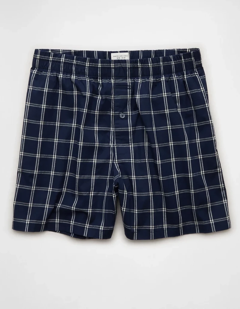AEO Caleçon Boxeur classique poche en popeline à pour hommes