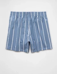 AEO Men's Striped Poplin Pocket Boxer Short