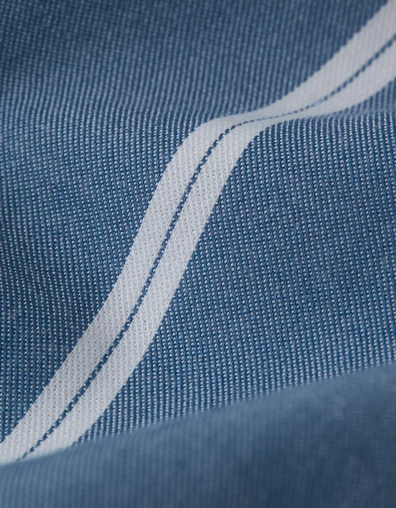 AEO Men's Striped Poplin Pocket Boxer Short