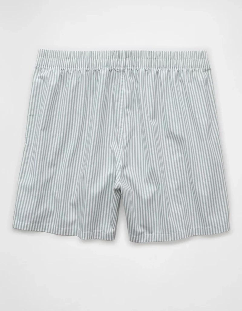AEO Men's Striped Poplin Pocket Boxer Short