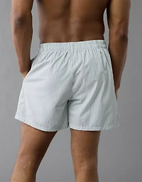 AEO Men's Striped Poplin Pocket Boxer Short