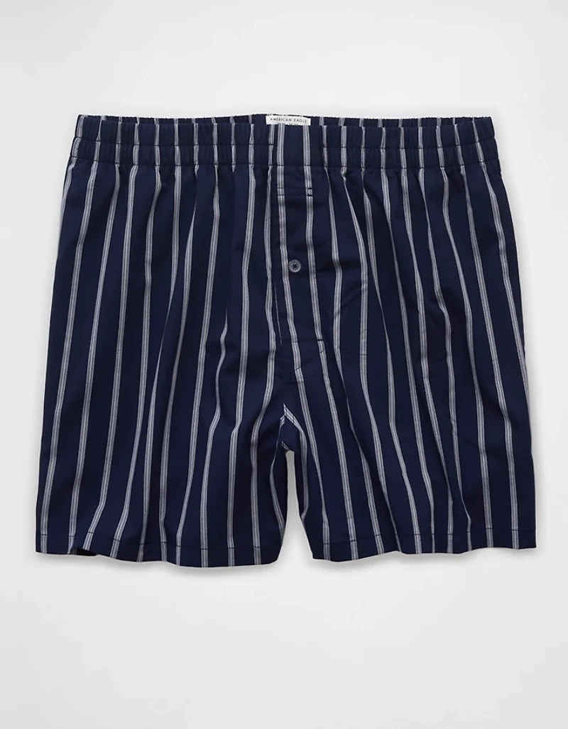 Caleçon boxeur à poche en popeline pour hommes AEO