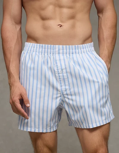 AEO Men's Poplin Classic Pocket Boxer Short