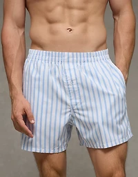 AEO Men's Poplin Classic Pocket Boxer Short
