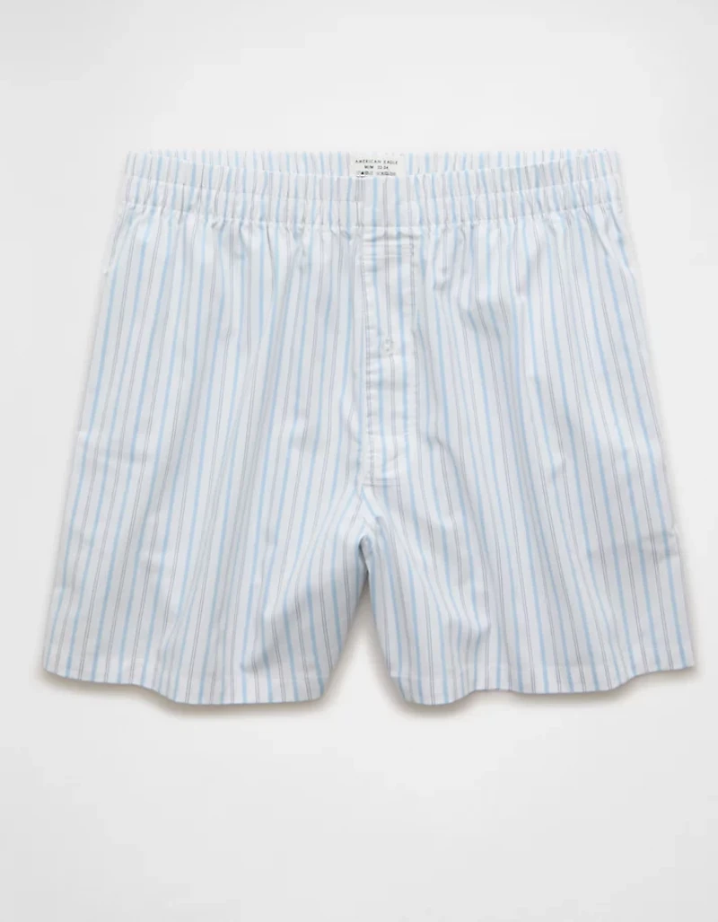 AEO Men's Poplin Classic Pocket Boxer Short