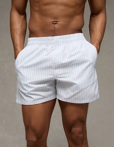 AEO Men's Poplin Classic Pocket Boxer Short