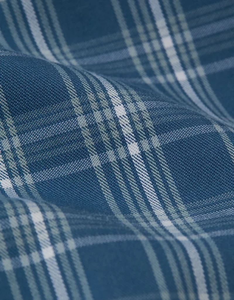 AEO Men's Plaid Poplin Pocket Boxer Short
