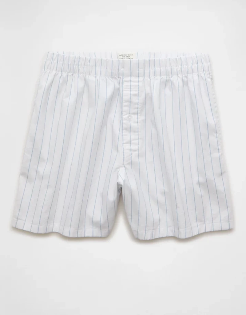 Caleçon boxeur classique à poche en popeline pour hommes AEO