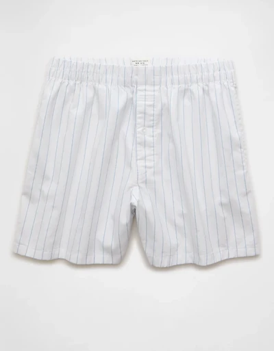 Caleçon boxeur classique à poche en popeline pour hommes AEO