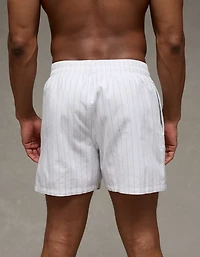 Caleçon boxeur classique à poche en popeline pour hommes AEO