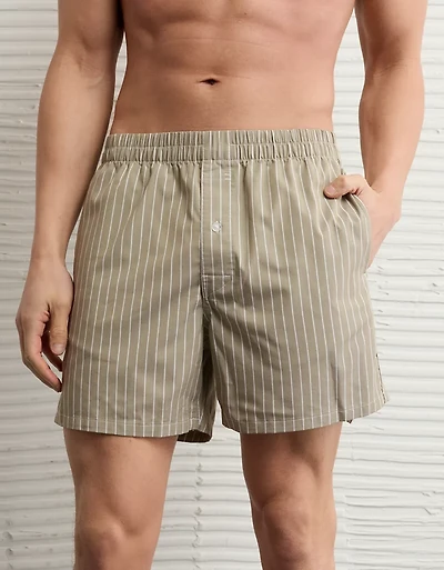 AEO Men's Poplin Pocket Boxer Short