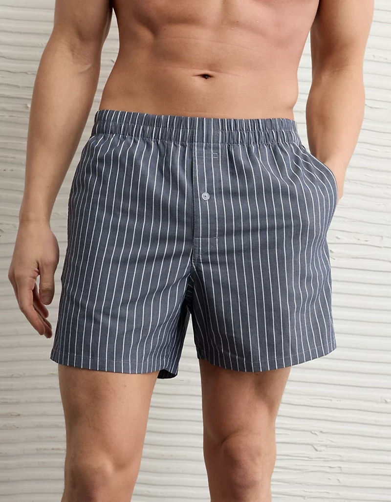 AEO Men's Poplin Pocket Boxer Short