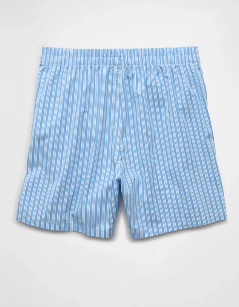 AEO Men's Striped Poplin Pocket Boxer Short