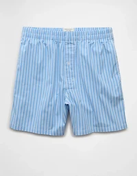 AEO Men's Striped Poplin Pocket Boxer Short