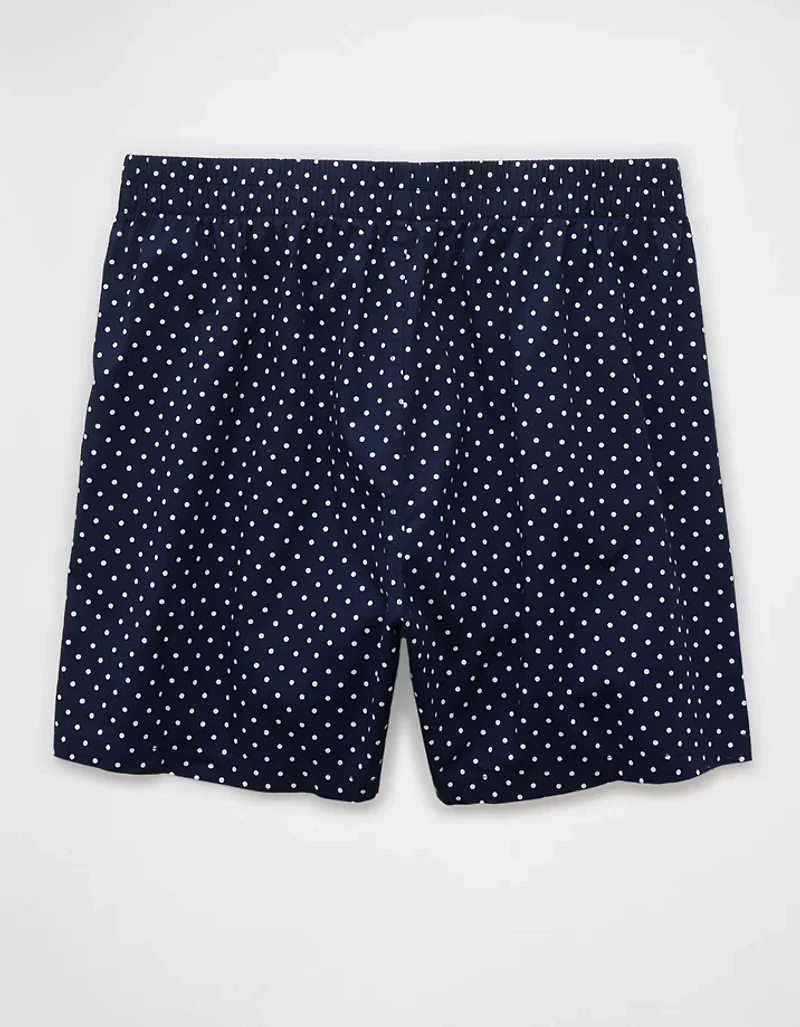 AEO Men's Polka Dots Poplin Pocket Boxer Short