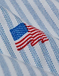 AEO Men's USA Flag Poplin Pocket Boxer Short