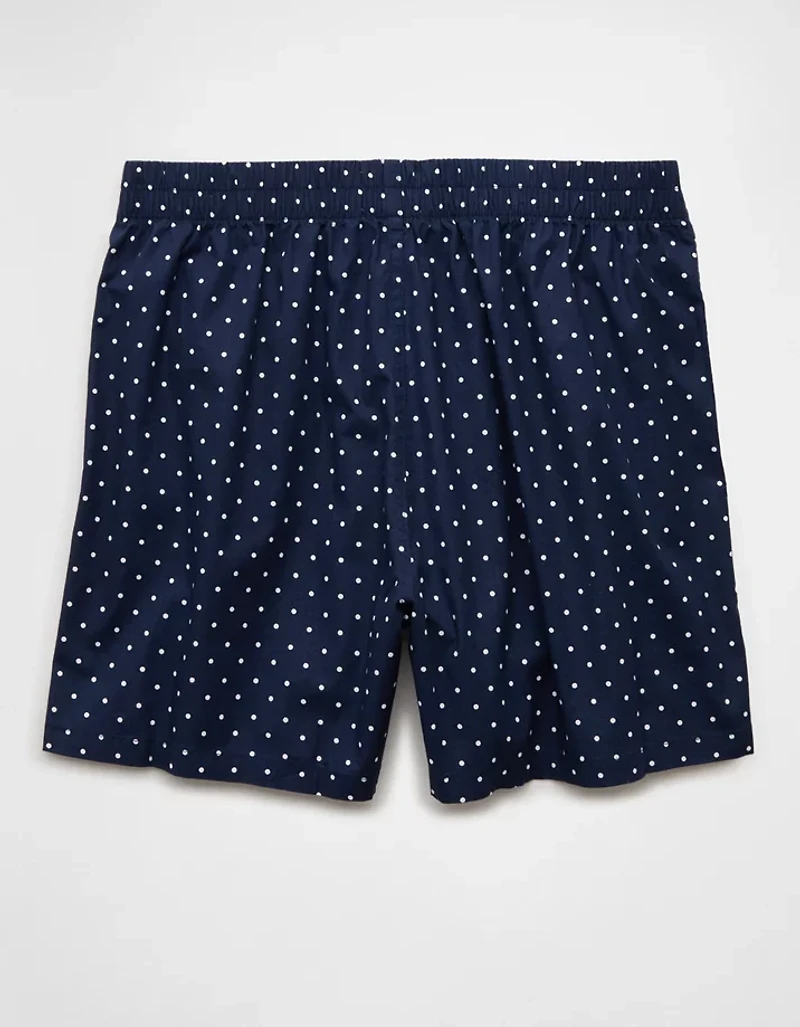 AEO Men's Polka Dots Poplin Pocket Boxer Short