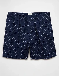 Caleçon boxeur à poche en popeline pois pour hommes AEO