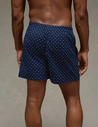 Caleçon boxeur à poche en popeline pois pour hommes AEO