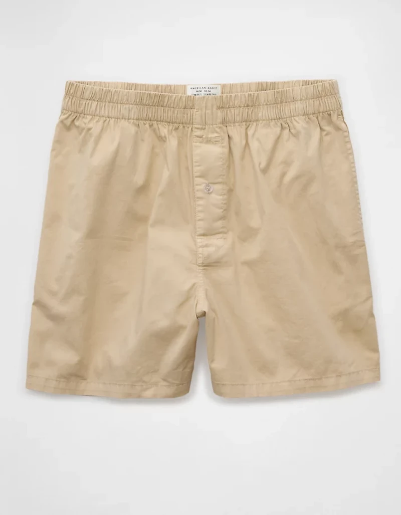 AEO Men's Poplin Pocket Boxer Short