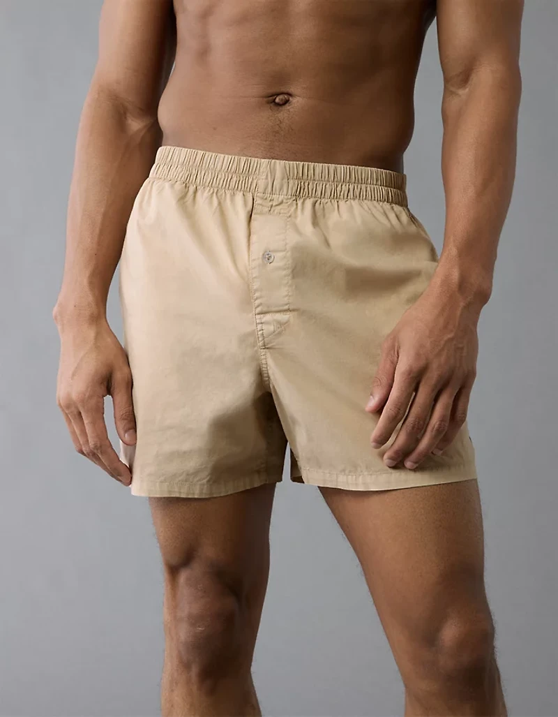 AEO Men's Poplin Pocket Boxer Short