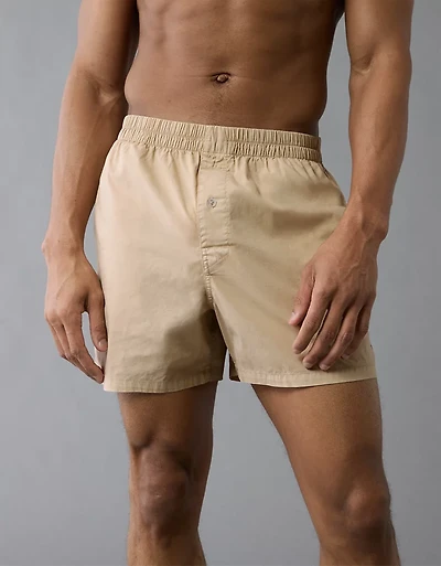 AEO Men's Poplin Pocket Boxer Short