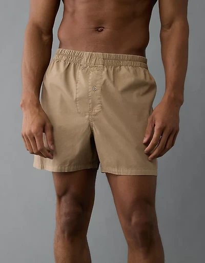AEO Men's Poplin Pocket Boxer Short