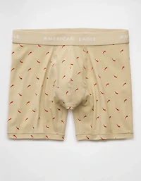 AEO Men's Hot Peppers 6" Classic Boxer Brief