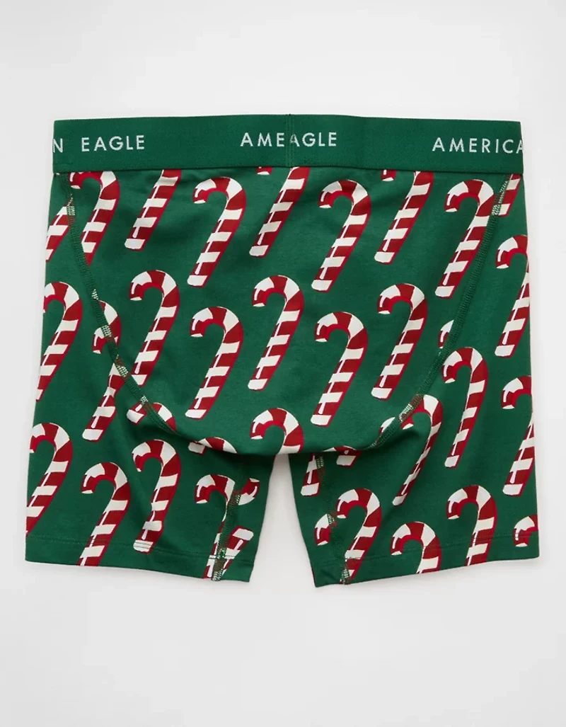 AEO Men's Candy Cane 6" Classic Boxer Brief